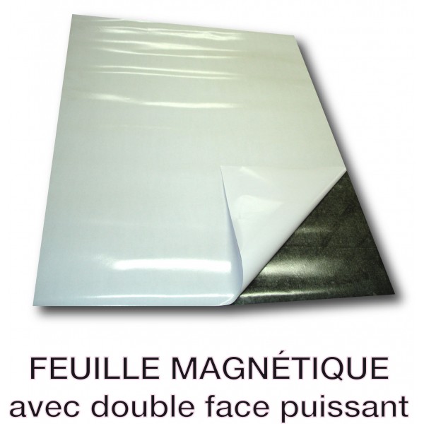 Feuille magnétique autocollante avec l'épaisseur de 1 mm